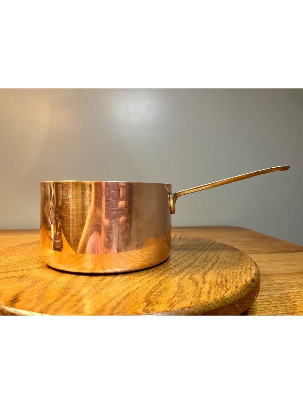 Vintage Paul Revere Ware 2 quart Copper Saucepan Stainless Steel Lined With